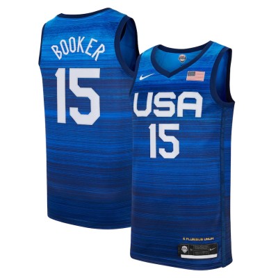 Youth Nike Devin Booker Navy USA Basketball 2020 Summer Olympics Player Jersey